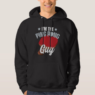 Ich bin der Ping Pong Typ Paddle Tischtennis Ping  Hoodie