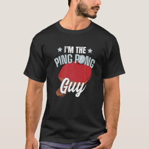 Ich bin der Ping Pong Typ Paddle Tischtennis Ping  T-Shirt