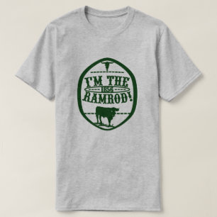 Ich bin der RAMROD! 1856 Oval Dark Green T-Shirt