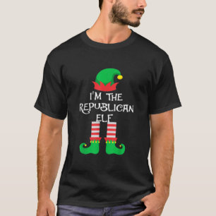 Ich bin der Republikaner Elf Funny Matching Family T-Shirt