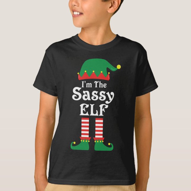 Ich bin der Running Elf Marathon Runner Ugly Weihn T-Shirt (Vorderseite)
