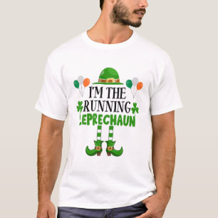 Ich bin der Running Leprechaun St Patricks Day Run T-Shirt