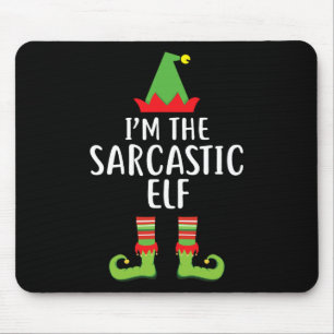 Ich bin der Sarcastic Elf Matching Family Group Ch Mousepad