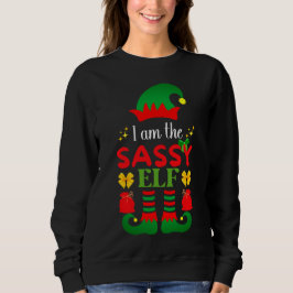 Ich bin der Sassy Elf Sweatshirt