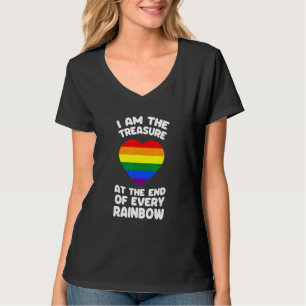Ich bin der Schatz am Ende jedes Regenbogenfenster T-Shirt