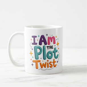 Ich bin der Schreiber der Plot-Twist-Kaffeetasse Kaffeetasse