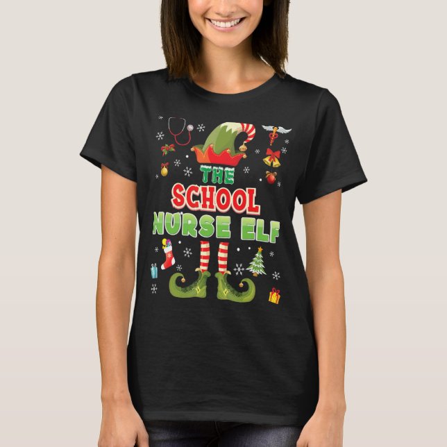 Ich bin der Schulkrankenpfarrer Elf Weihnachtsweih T-Shirt (Vorderseite)