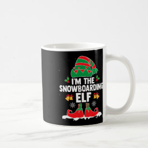 Ich bin der Snowboarder Elf Winter Sports Xmas Elf Kaffeetasse