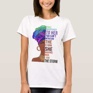 ICH BIN DER STORM Afrozentristischer afrikanischer T-Shirt