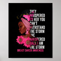 Ich bin der Storm Black Women Breast Cancer Surviv