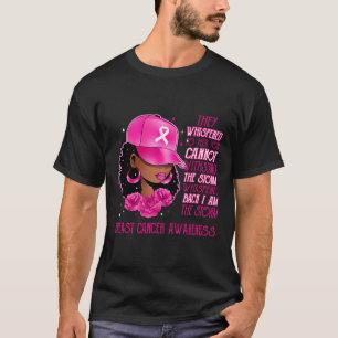 Ich bin der Storm Black Women Breast Cancer Surviv T-Shirt