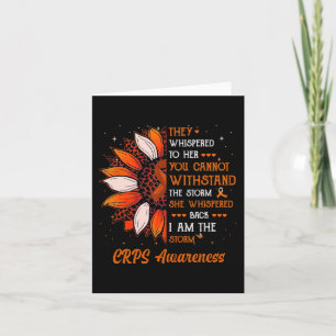 Ich bin der Storm CRPS-Aufklärungsmonat Krieger Or Karte