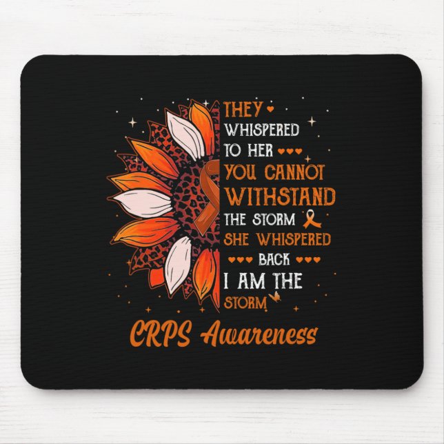 Ich bin der Storm CRPS-Aufklärungsmonat Krieger Or Mousepad (Vorne)