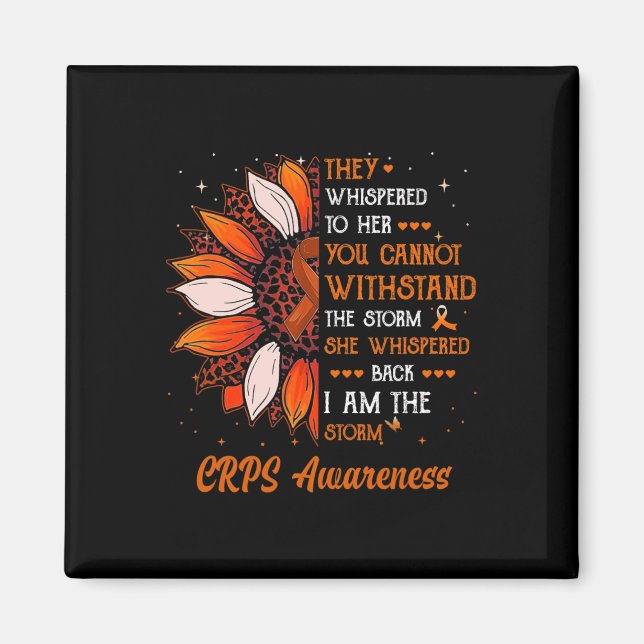 Ich bin der Storm Crps Awareness Month Warrior Ora Magnet (Vorne)