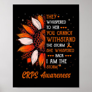 Ich bin der Storm Crps Awareness Month Warrior Ora Poster