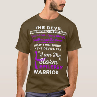 Ich bin der Storm Epilepsy-Krieger 1 T-Shirt