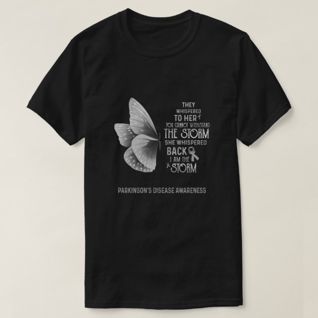 Ich bin der Storm Parkinson's Disease Awareness Bu T-Shirt (Design vorne)
