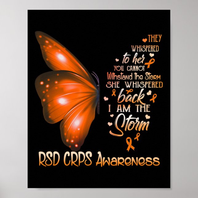 Ich bin der Storm Rsd Crps-Butterfly Poster (Vorne)