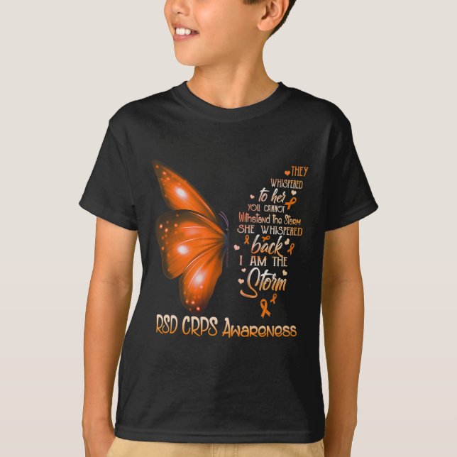 Ich bin der Storm Rsd Crps-Butterfly T-Shirt (Vorderseite)