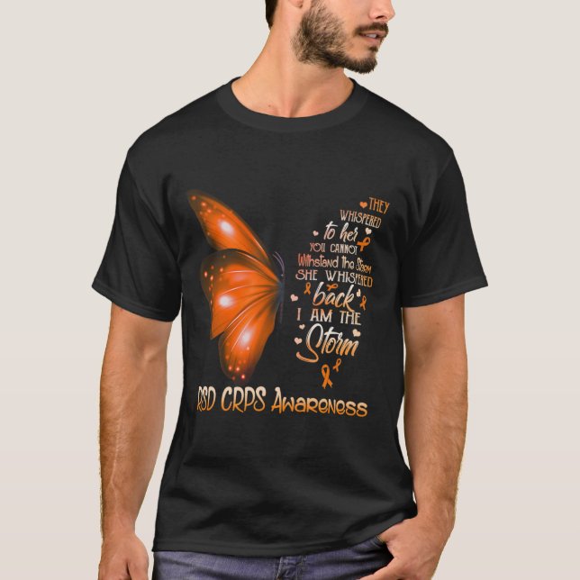 Ich bin der Storm Rsd Crps-Butterfly T-Shirt (Vorderseite)