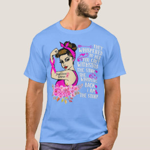 Ich bin der Storm starke Frauen, die den Brustkreb T-Shirt