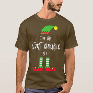 Ich bin der Stunt Double Elf lustiger Film Weihnac T-Shirt