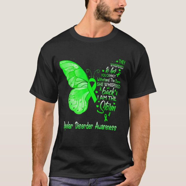 Ich bin der Sturm Bipolar Disease Awareness Butter T-Shirt (Vorderseite)