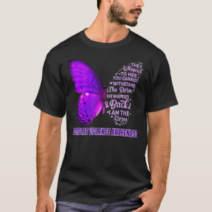 Ich bin der Sturm Butterf für häusliche Gewalt T-Shirt