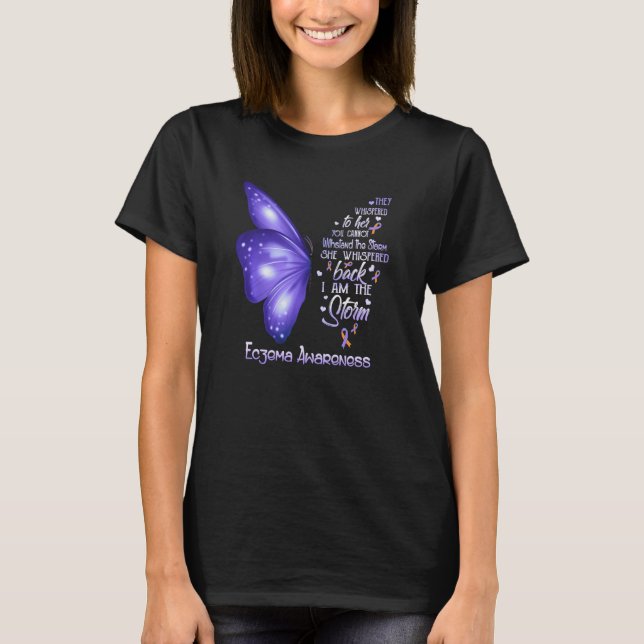 Ich bin der Sturm Eczema-Butterfly T-Shirt (Vorderseite)