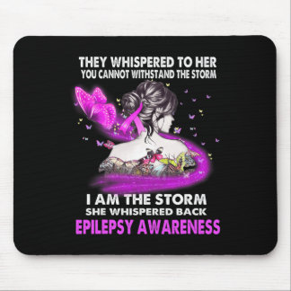 Ich bin der Sturm Epilepsie-Bewusstsein Mousepad