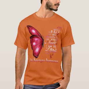 Ich bin der Sturm Gehirnaneurysm-Awareness Butterf T-Shirt