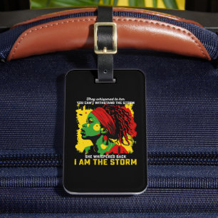 Ich bin der Sturm Jungsteinzeit sie flüstern zu ih Gepäckanhänger