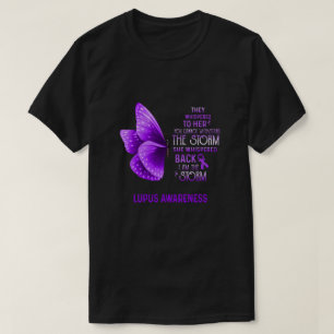 Ich bin der Sturm-Lupus-Butterfly T-Shirt