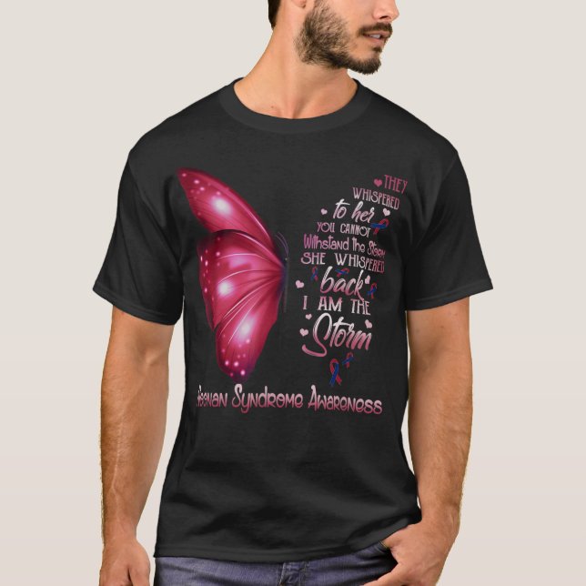 Ich bin der Sturm Noonan-Syndrom Butterfly T-Shirt (Vorderseite)