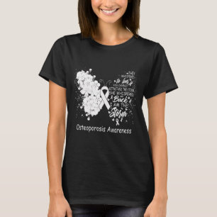 Ich bin der Sturm Osteoporose-Butterfly T-Shirt