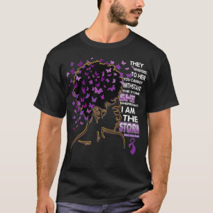 Ich bin der Sturm Schwarze Frau Häusliche Gewalt b T-Shirt