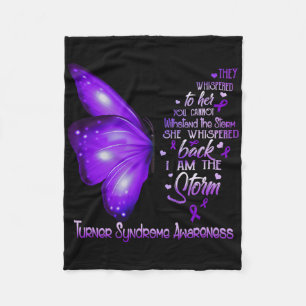 Ich bin der Sturm-Turner-Syndrom-Butterfly Fleecedecke