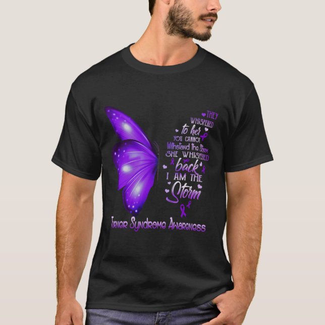 Ich bin der Sturm-Turner-Syndrom-Butterfly T-Shirt (Vorderseite)