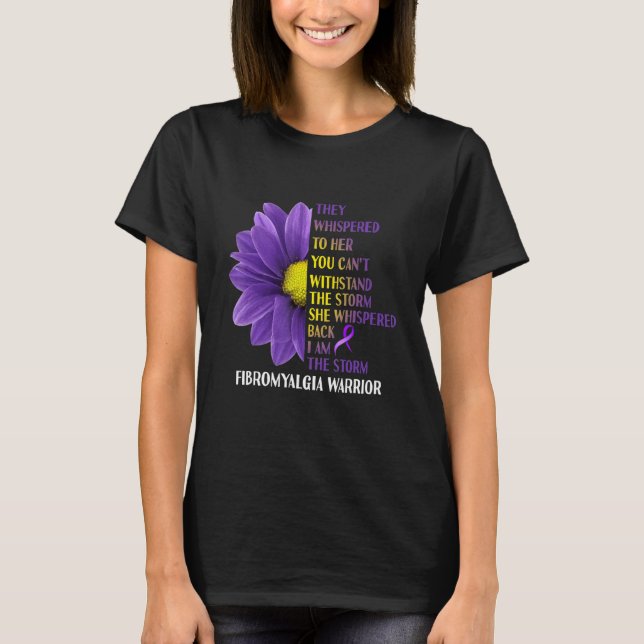 Ich bin der Sturmfibromyalgie-Krieger T-Shirt (Vorderseite)