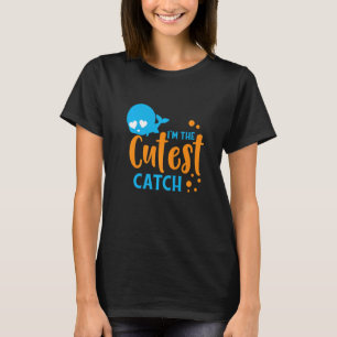 Ich bin der süßeste Fang Kid-Fischen kleiner Fisch T-Shirt