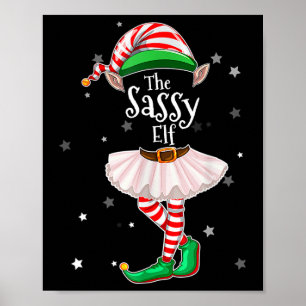 Ich bin der Sy-Elf passend für Weihnachten für Tee Poster