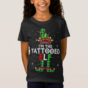 Ich bin der Tattooid Elf Weihnachtsleuchten Elf Re T-Shirt