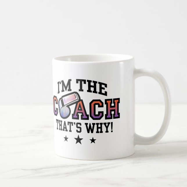 Ich bin der Trainer, deshalb Tasse (Rechts)