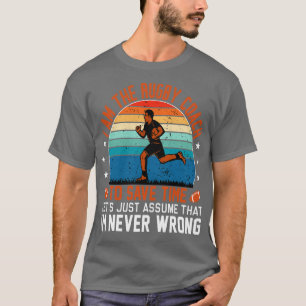 Ich bin der Trainer von Rugby, um Zeit retten T-Shirt