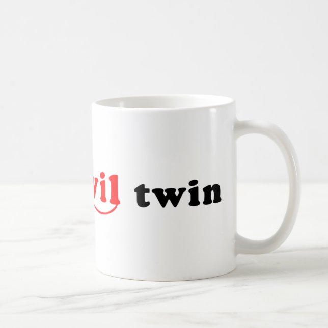 Ich bin der Übel-Zwilling Tasse (Rechts)