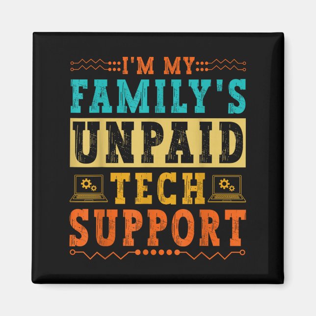 Ich bin der unbezahlte Technik-Support meiner Fami Magnet (Vorne)