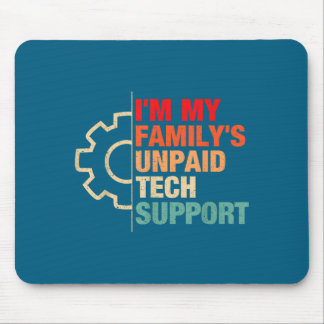 Ich bin der unbezahlte Technik-Support meiner Fami Mousepad