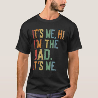 Ich bin der Vater, der ich bin Retro Daddy Familie T-Shirt