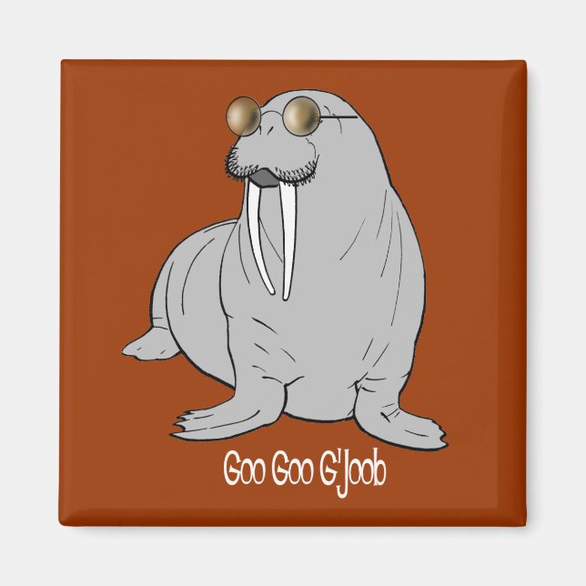 Ich bin der Walrus Magnet (Vorne)