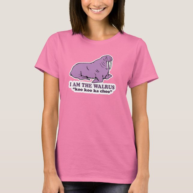 Ich bin der Walrus-T - Shirt (Vorderseite)